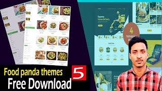 Foodpanda Top Restaurants  wordpress Themes Download