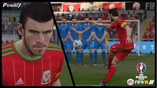 FIFA 16 Remake: Gareth Bale |Terrific Free Kick vs Slovakia |EURO 2016| 11/06/2016 by Pirelli7