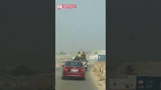 DANGEROUS RIDE ON A BUMPY HIGHWAY