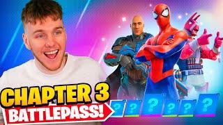 *NEW* CHAPTER 3 BATTLEPASS In Fortnite! (100% Unlocked)