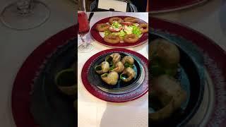 Fried Squid and Snails with Butter parsley || Dinner at Saint Michel, Paris.