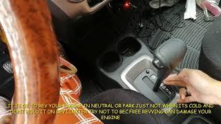 REVVING ENGINE/AUTOMATIC CAR,REQUESTED VIDEO