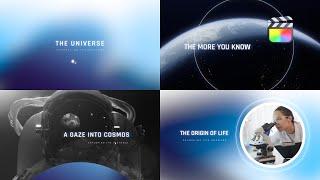 The Universe Modular Template for Final Cut Pro — MotionVFX