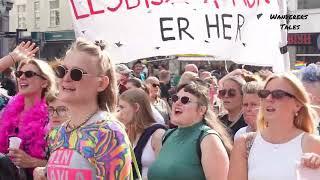 Pride parade Copenhagen In Denmark