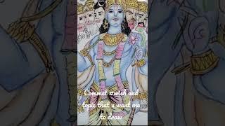 Drawing Lord Vishnu ||Shri krishna virat roop||#drawing #lordvishnu #art #colorpencil