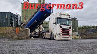 Load for Banbridge. Tipping Tank point of view. #scania #trucker #transport #pov