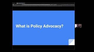 Policy Advocacy 101: Part 1