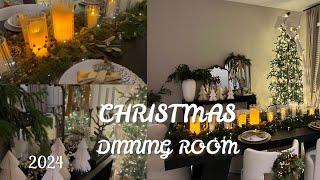 Christmas Dining Room Styling 2024