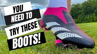 YOU Need to try THESE BOOTS! | Adidas Predator Accuracy + Full on feet Review!