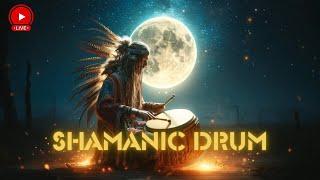 SHAMANIC DRUMS + DEEP TRANCE HUMMING MEDITATION  Shamanic Meditation Music for Stress Relief