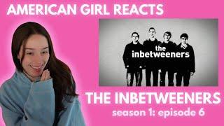 SIMON CONFESSES TO CARLY!? AMERICAN GIRL REACTS TO THE INBETWEENERS | SERIES 1 EPISODE 6 XMAS PARTY