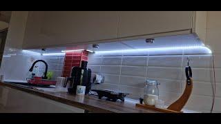 Instalación tira de led 12v en cocina con transformador