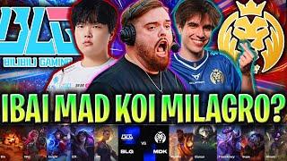 IBAI CASTEA A MAD KOI EN BUSCA DEL MILAGRO! - BLG vs MDK WORLDS SWISS STAGE 2024 IBAI ESPAÑOL