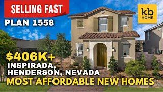 Affordable Single-Family Home Tour in Inspirada, Henderson, NEVADA | KB Homes Plan 1558