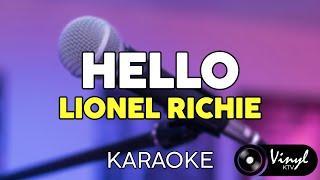 Hello - Lionel Richie (KARAOKE VERSION)