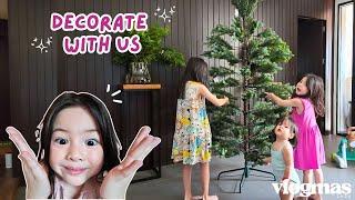 Our Kids Decorate the Christmas Tree!  (Labubu + Cinnamoroll) | Vlogmas