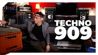 Luke Slater (aka Planetary Assault Systems) processing his TR-909 – In The Studio with Future Music