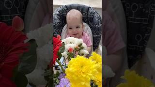 Цветы от папы,  просто так … что может быть приятнее? #мужжена #семья#пападочь#цветы #семьявместе