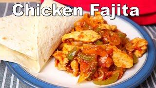 Chicken Fajita Recipe Made in Preparations for Dinner is The Best Fajita Wraps that'll Impress All