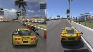 Evolution of Sunset Peninsula Raceway in Forza Motorsport (2005 - 2023 / FM1 - FM8)