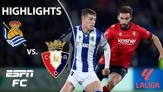  CLEAN SHEET VICTORY  Real Sociedad vs. Osasuna | LALIGA Highlights | ESPN FC