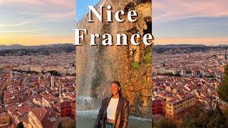 TRAVEL VLOG: NICE FRANCE | Castle Hill, Local French Food, Solo Travel