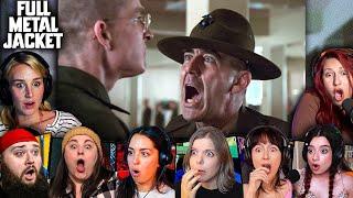 TOP "Drill Sergeant Monologue" Reactions! Full Metal Jacket Movie Reaction First Time Watching