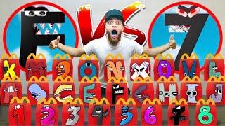 DO NOT ORDER EVERY ALPHABET LORE AND NUMBERS LORE HAPPY MEAL FROM MCDONALDS AT 3AM!! (1-100 & A-Z)