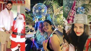 Aishwarya Rai,Aaradhya Bachchan,Abhisekh,Jaya bachchan's grand Christmas Celebration & New year