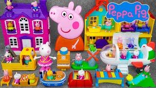 97 Minutes Satisfying with Unboxing Cute Peppa Pig Giant House Toys Collection ASMR | Review Toys