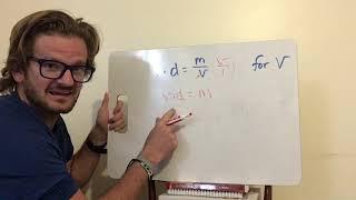 Solving Density Equation - Literal Equations