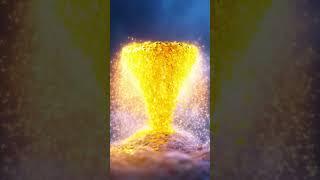 황금꽃의 폭발: 부와 번영이 피어나는 순간 (Golden Bloom Explosion: A Burst of Wealth and Prosperity)  #money