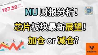 MU 财报分析! 芯片板块最新展望! 加仓 or 减仓?【美股分析】