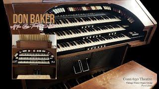 Don Baker - At The Conn Theatre Organ (1080p HD 320kbps)