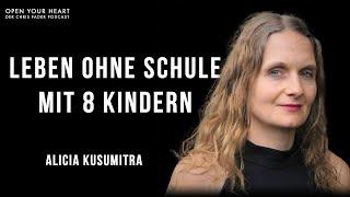 Alicia Kusumitra im Open Your Heart Podcast | Leben ohne Schule mit 8 Kindern