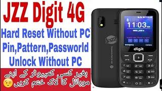 How To Jazz digit 4G unlock code without PC How to remove password on Jazz Digit 4G without computer