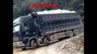 Torture on heavy trucks!【E14】Pure sound compilation of heavy overload trucks.extremely powerful !