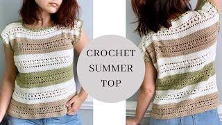 Crochet Summer Top Free Pattern