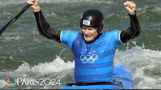 Finn Butcher CHECKS OUT; beats heavy favorite Joe Clarke for kayak cross gold | Paris Olympics