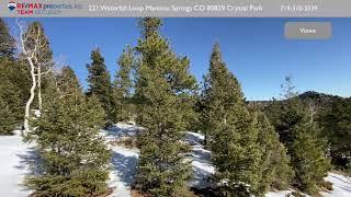 SOLD Land For Sale 221 Waterfall Loop Manitou Springs CO 80829