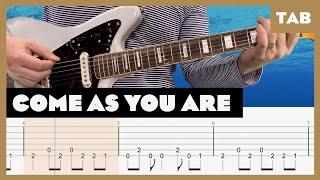 Nirvana - Come As You Are - Guitar Tab (Full Step, 1/2 Step & Standard) | Lesson | Cover | Tutorial