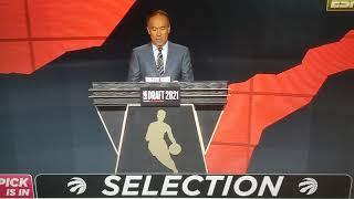 The Raptors draft Dalano Banton at #46 2021 NBA Draft