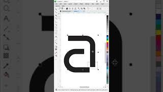 AC logo design in coreldraw#shorts