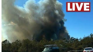 LIVE  Westhampton Fire Department Provides Update on Brush Fires on Long Island