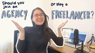 agency or freelancer? // the good & bad of both