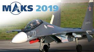 MAKS 2019 ️ SU-30SM Beautiful Vapour Vortices! - HD 60fps