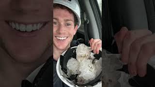 Hail the size of DVDs in Texas! 