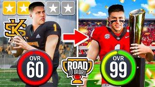 60 OVR Underdog to 99 OVR Heisman Winner in 1 video… (College Football 25)