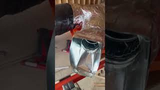 HVAC - fully insulated supply with Y. #heating #hvac #ductwork