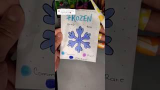 Frozen ️ Blind Bag Paper #paperdiy #blindbag #blindbox #papersquishy #frozen ##unboxingasmr